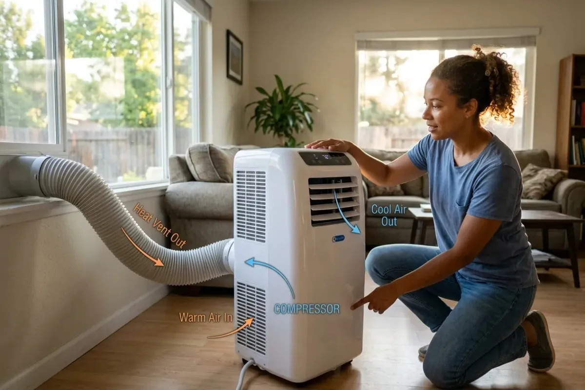 How Does a Portable Air Conditioner Work